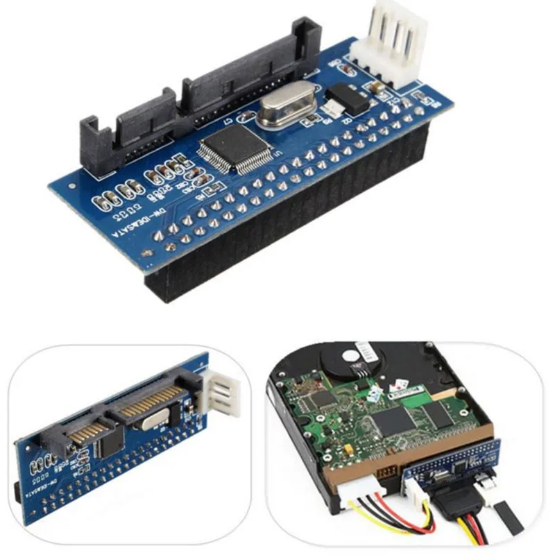 IDE to Serial ATA SATA 3.5" HDD Adapter Convertor Parallel To Serial Hard Drive SATA IDE adapter
IDE to Serial ATA SATA 3.5" HDD Adapter Convertor Parallel To Serial Hard Drive SATA IDE adapter