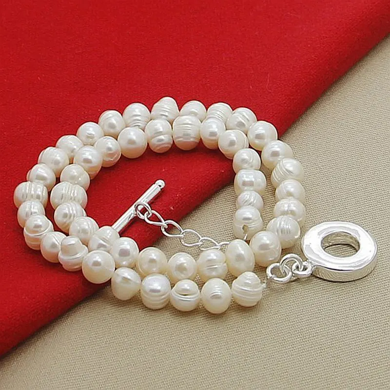 8MM Natural Pearl 925 Sterling Silver TO Necklace 18 Chain For Woman Engagement Wedding Party Jewelry 
8MM Natural Pearl 925 Sterling Silver TO Necklace 18 Chain For Woman Engagement Wedding Party Jewelry
