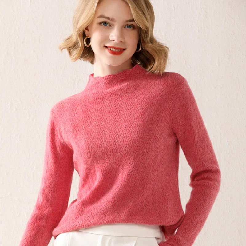 Autumn and winter women's knitted turtleneck cashmere sweater 2021 casual basic pullover thickened long-sleeved loose top
Autumn and winter women's knitted turtleneck cashmere sweater 2021 casual basic pullover thickened long-sleeved loose top