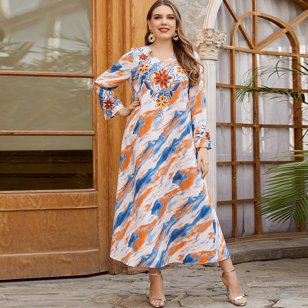 Ramadan Eid Abaya Dubai Muslim Long Dress Turkey Islam Clothing Robe Longue Femme Plus Size Dresses For Women Vestido De Mujer
Ramadan Eid Abaya Dubai Muslim Long Dress Turkey Islam Clothing Robe Longue Femme Plus Size Dresses For Women Vestido De Mujer