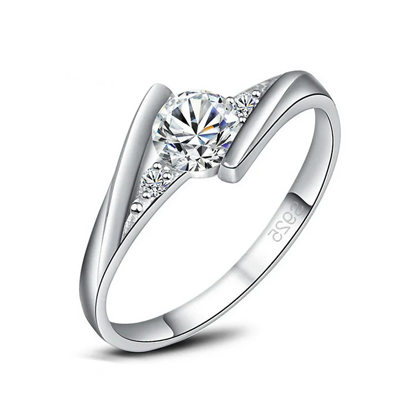 New 925 Sterling Silver Ring With Micro-Inlaid Zircon Simulation CZ Ring For Woman Charm Jewelry Gift
New 925 Sterling Silver Ring With Micro-Inlaid Zircon Simulation CZ Ring For Woman Charm Jewelry Gift