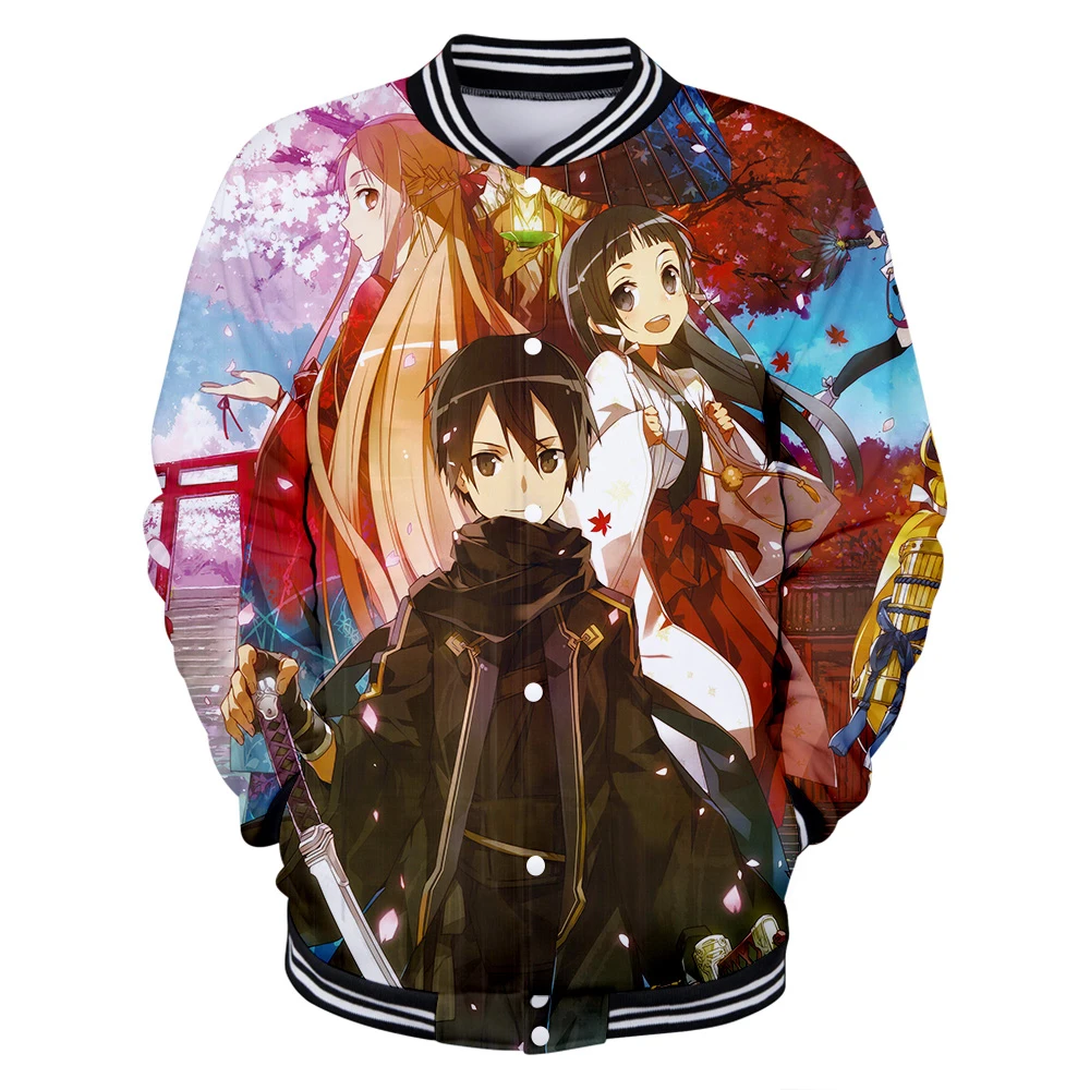 sword art online Alicization Costume Anime Baseball Jacket 3D Print Japanese Cartoon for Young Boys Girls clothes Cool Sweater
sword art online Alicization Costume Anime Baseball Jacket 3D Print Japanese Cartoon for Young Boys Girls clothes Cool Sweater