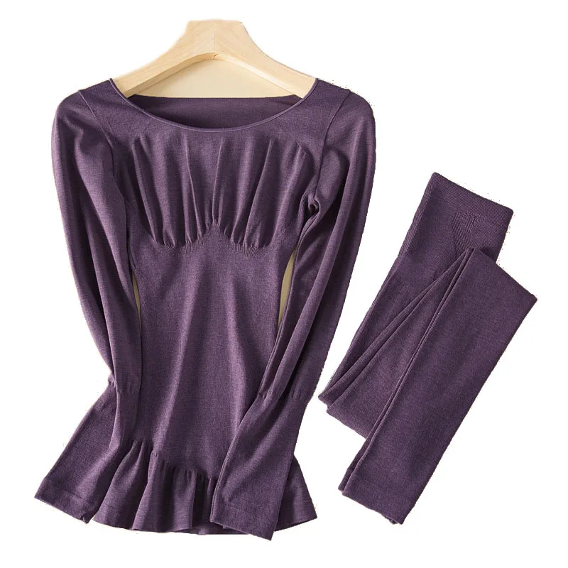 Thermal Underwear Women Winter High Elastic Long Underwear Women Warm Two Piece Set Thermal underwear women's suits
Thermal Underwear Women Winter High Elastic Long Underwear Women Warm Two Piece Set Thermal underwear women's suits