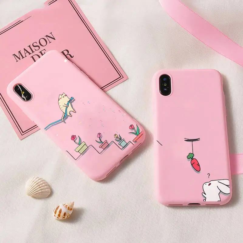 Cute Cartoon Animal Clear Phone Cases For Iphone 6 6s 7 8 Plus XR X XS XSmax 11 12 Pro Mini Max Candy Pink Silicone Cover
Cute Cartoon Animal Clear Phone Cases For Iphone 6 6s 7 8 Plus XR X XS XSmax 11 12 Pro Mini Max Candy Pink Silicone Cover