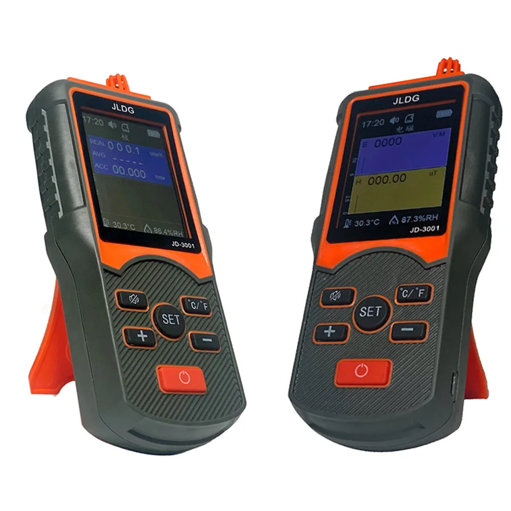 JD-3001 Radiation Dosimeter Electromagnetic Nuclear Radiation Detector Temperature and Humidity Tester with Data Export Function
JD-3001 Radiation Dosimeter Electromagnetic Nuclear Radiation Detector Temperature and Humidity Tester with Data Export Function