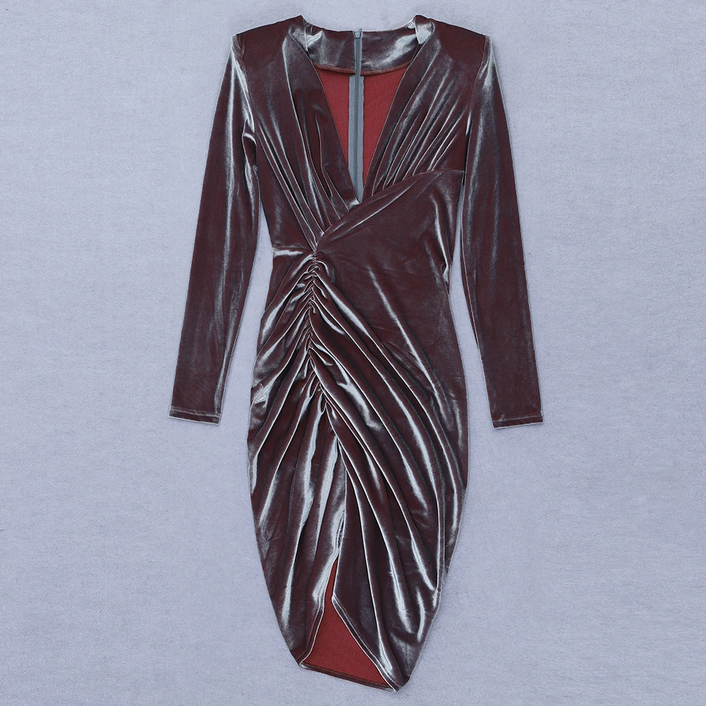 2021Spring Winter Grey Long Sleeve Bodycon Dress Sexy V Neck Woman Dress Celebrity Club Evening Party Drapped Vestido Mini
2021Spring Winter Grey Long Sleeve Bodycon Dress Sexy V Neck Woman Dress Celebrity Club Evening Party Drapped Vestido Mini