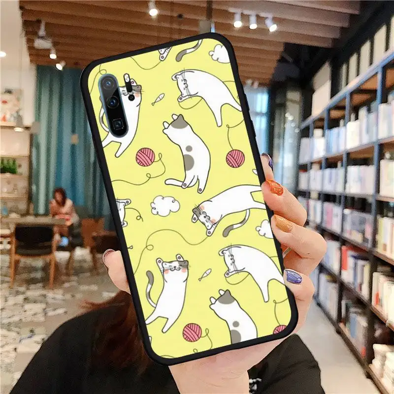 Cute cat Pattern Phone Case For Huawei honor Mate P 9 10 20 30 40 Pro 10i 7 8 a x Lite nova 5t
Cute cat Pattern Phone Case For Huawei honor Mate P 9 10 20 30 40 Pro 10i 7 8 a x Lite nova 5t