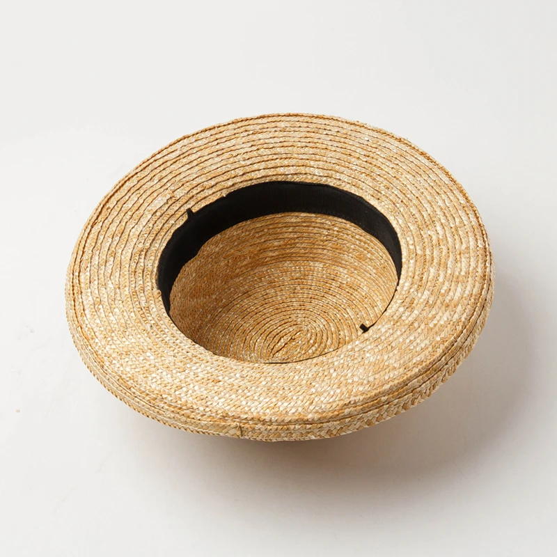 Spring and summer new children's wide brim rolled edge flat top straw hat outdoor trip sun visor straw hat 
Spring and summer new children's wide brim rolled edge flat top straw hat outdoor trip sun visor straw hat