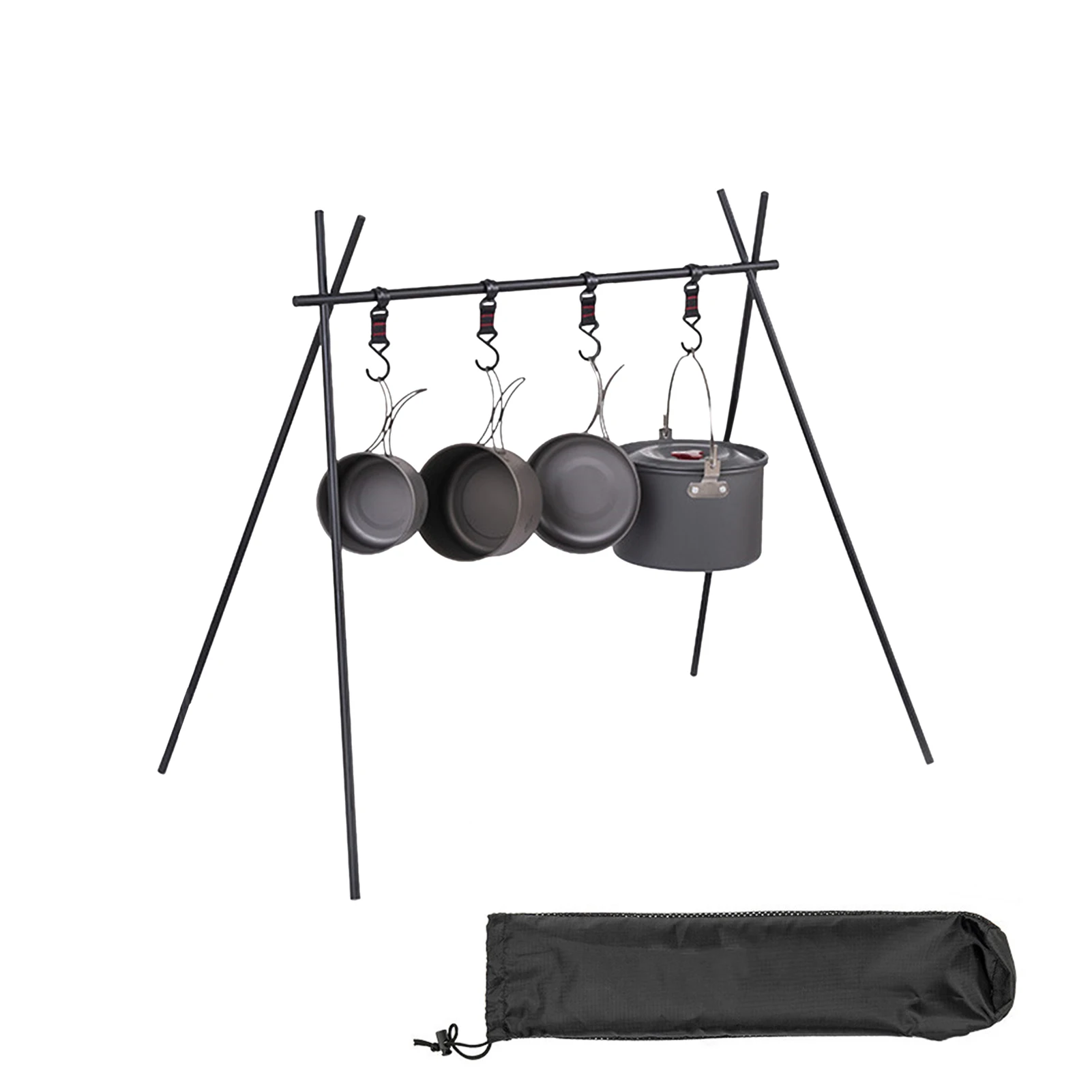 Lightweight Outdoor Folding Camping Rack Aluminum Alloy Clothes Storage Racks Cookware Equipment Rack Tripod Gas Stove 
Lightweight Outdoor Folding Camping Rack Aluminum Alloy Clothes Storage Racks Cookware Equipment Rack Tripod Gas Stove