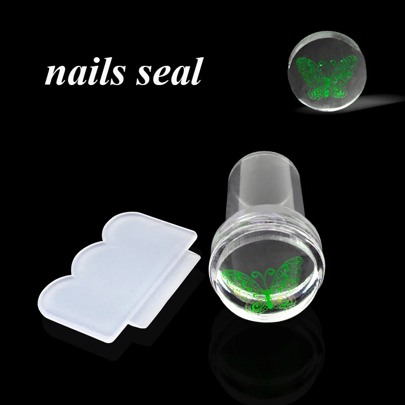 Transparent Diy Polish Design Print Silicone Stamp Stamping Tool Seal Manicure Tool 2pcs Nail Art Stamper Scraper Set
Transparent Diy Polish Design Print Silicone Stamp Stamping Tool Seal Manicure Tool 2pcs Nail Art Stamper Scraper Set