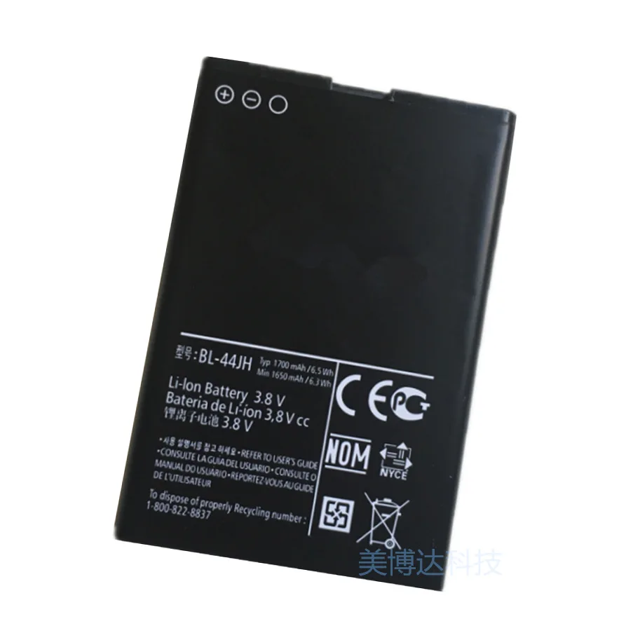 Аккумулятор для телефона сменный литий ионный аккумулятор BL44JH LG Optimus P705 L4 E440 E460 P700