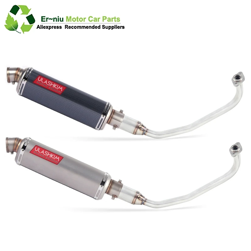 PCX 125 150 Motorcycle Scooter Exhaust Muffler Full System Middle Pipe Slip-On Escape Fit For HONDA PCX125 PCX150
PCX 125 150 Motorcycle Scooter Exhaust Muffler Full System Middle Pipe Slip-On Escape Fit For HONDA PCX125 PCX150