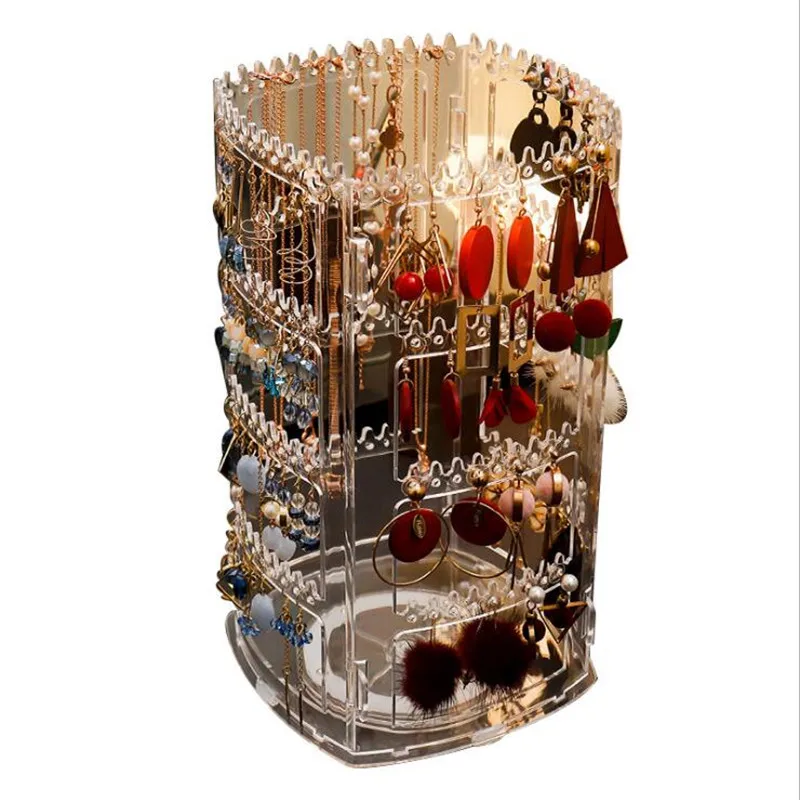 Jewelry Storage Box Showcase Rack Rotating Ring Earrings Organizer Ear Studs Jewelry Display Stand Holder Rack
Jewelry Storage Box Showcase Rack Rotating Ring Earrings Organizer Ear Studs Jewelry Display Stand Holder Rack