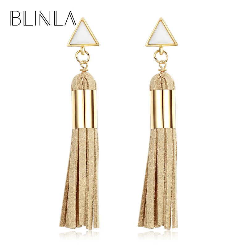 BLINLA Fashion Bohemian Acrylic Long Fringe Earrings for Women 2019 Statement Jewelry Silk Fabric Handmade Tassel Dangle Earring
BLINLA Fashion Bohemian Acrylic Long Fringe Earrings for Women 2019 Statement Jewelry Silk Fabric Handmade Tassel Dangle Earring