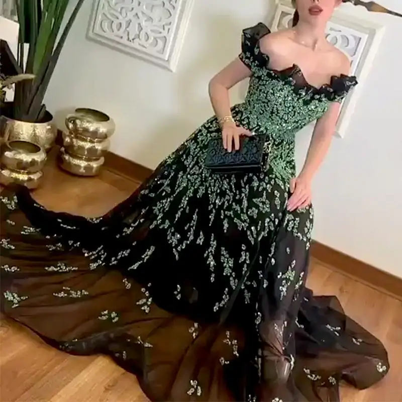 2021 New Women Fashion high quality elegant Off-shoulder Evening Dress lady Sexy party dress prom dress
2021 New Women Fashion high quality elegant Off-shoulder Evening Dress lady Sexy party dress prom dress