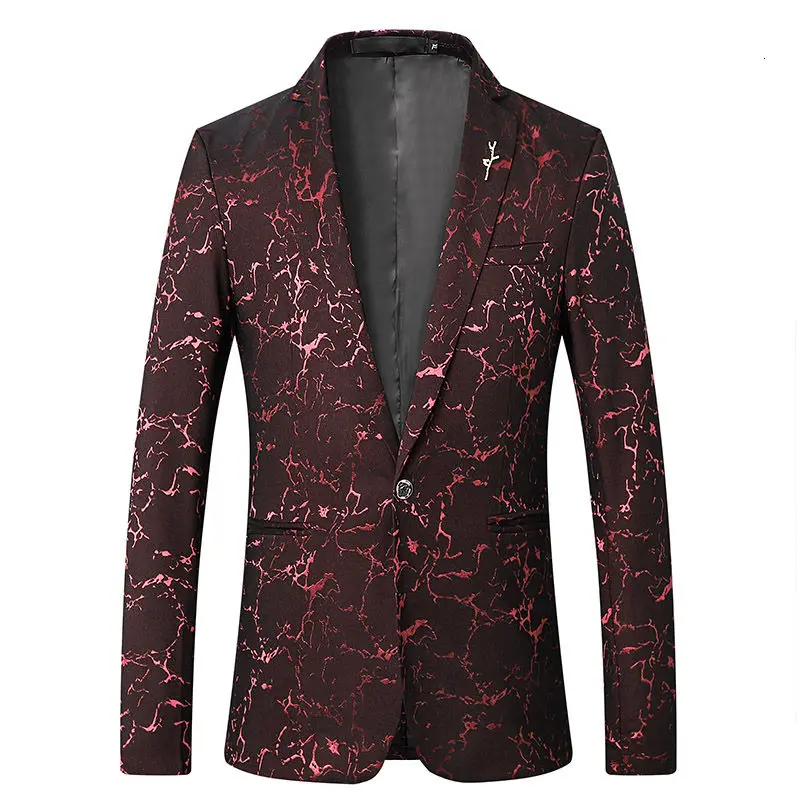 2021 Spring New Men's Casual Suit Korean Slim Pattern Printing Blazer Masculino SlimMen Blazer Jacket Business Dress Suit Coat
2021 Spring New Men's Casual Suit Korean Slim Pattern Printing Blazer Masculino SlimMen Blazer Jacket Business Dress Suit Coat