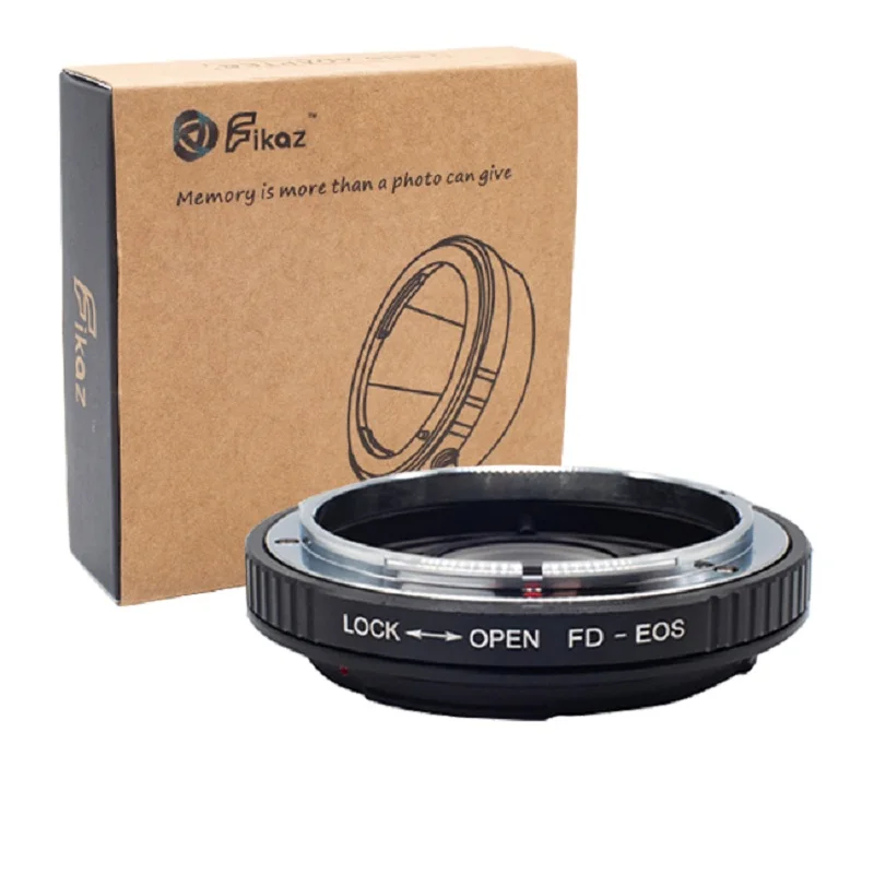 Fikaz For FD-EOS Lens Mount Adapter Ring with Optical Glass For Canon FD Lens to EOS EF EF-S Mount Camera Body
Fikaz For FD-EOS Lens Mount Adapter Ring with Optical Glass For Canon FD Lens to EOS EF EF-S Mount Camera Body