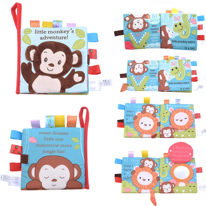 Baby Cloth Book Animal Three-Dimensional Early Education Cloth Book Tag Cute Rattle Toy Animal Style Kids Toy Children Gifts
Baby Cloth Book Animal Three-Dimensional Early Education Cloth Book Tag Cute Rattle Toy Animal Style Kids Toy Children Gifts