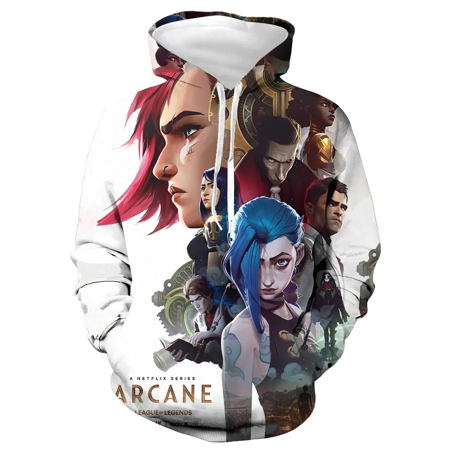 Толстовка с капюшоном в стиле аниме arcane league of legends 3d, модное пальто для мужчин, пальто для детей в стиле хип-хоп, спортивный костюм для мальчик...
Толстовка с капюшоном в стиле аниме arcane league of legends 3d, модное пальто для мужчин, пальто для детей в стиле хип-хоп, спортивный костюм для мальчик...