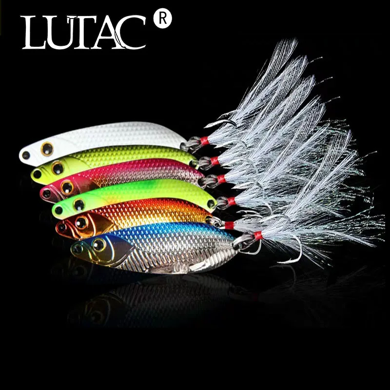 6 pcs mixed color LUTAC fishing lure spoon metal lure casting Chinese fishing bait
6 pcs mixed color LUTAC fishing lure spoon metal lure casting Chinese fishing bait