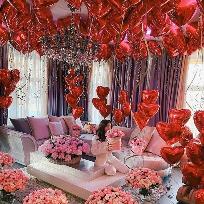 10Pcs Birthday Balloons Heart Round Aluminum Film Ballon Happy Birthday Party Air Globos Baloes Decor Wedding Room Decoration
10Pcs Birthday Balloons Heart Round Aluminum Film Ballon Happy Birthday Party Air Globos Baloes Decor Wedding Room Decoration
