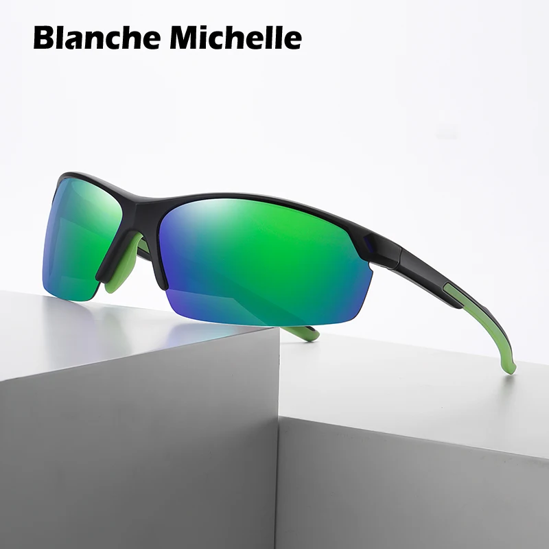 

Brand Designer Sports Polarized Sunglasses Men Anti-glare Sun Glasses Women UV400 Mirror Vintage Sunglass Goggle Oculos With Box