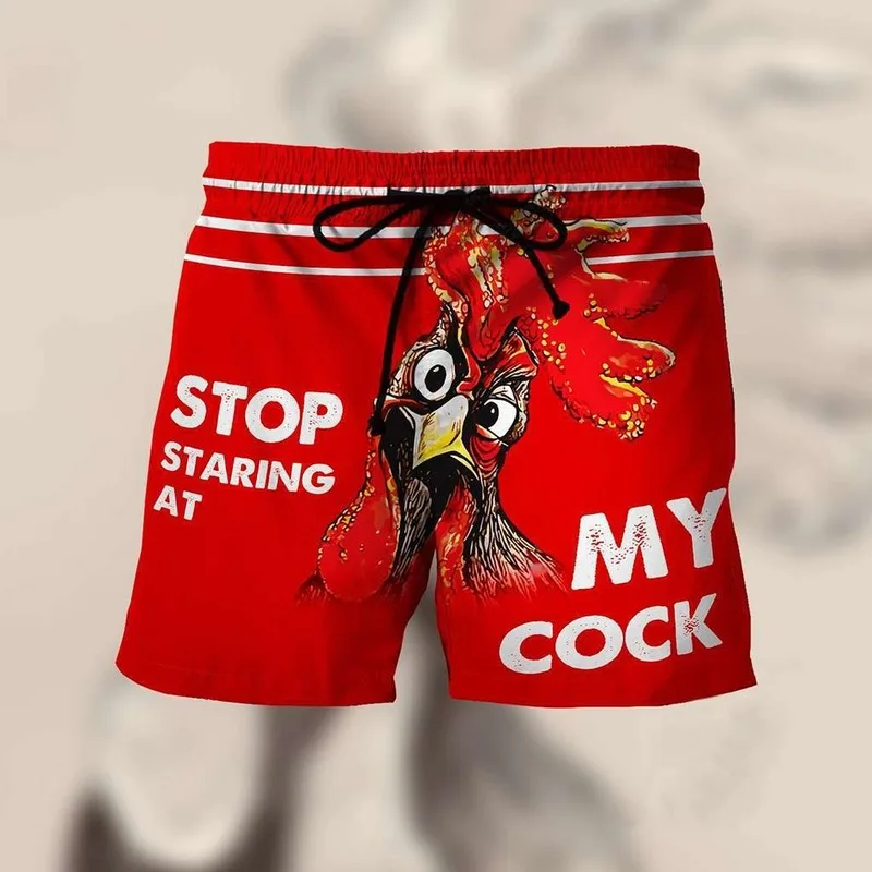 2021 Funny Cock Men's Beach Shorts Summer Elastic Waist Drawstring 3D Printing Holiday Pants
2021 Funny Cock Men's Beach Shorts Summer Elastic Waist Drawstring 3D Printing Holiday Pants