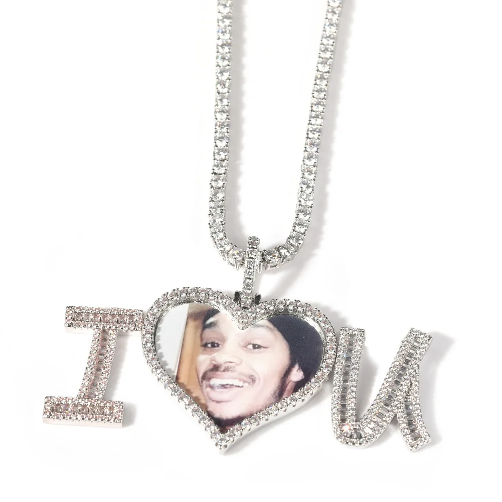 2021 New Custom Photo Letter Pendant Necklace Hip Hop I Love U Creative DIY Love Photo Frame Pendant Necklace Gift
2021 New Custom Photo Letter Pendant Necklace Hip Hop I Love U Creative DIY Love Photo Frame Pendant Necklace Gift
