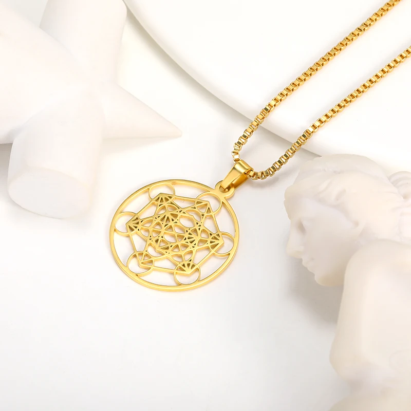 Таинственный Metatron гексаграмма Звезда Давида, кулон ожерелье для мужчин золотого цвета из нержавеющей стали священный геометрический цвето...
Таинственный Metatron гексаграмма Звезда Давида, кулон ожерелье для мужчин золотого цвета из нержавеющей стали священный геометрический цвето...