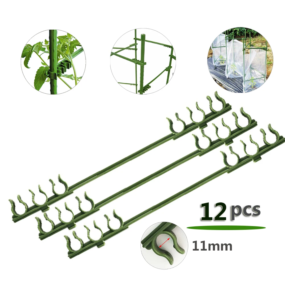 Tomato Cage Connectors 10pcs Stake Arms for Tomato Cage,Trellis Connectors Garden Plants Stake Arms with 6 Buckle for 11mm stake
Tomato Cage Connectors 10pcs Stake Arms for Tomato Cage,Trellis Connectors Garden Plants Stake Arms with 6 Buckle for 11mm stake
