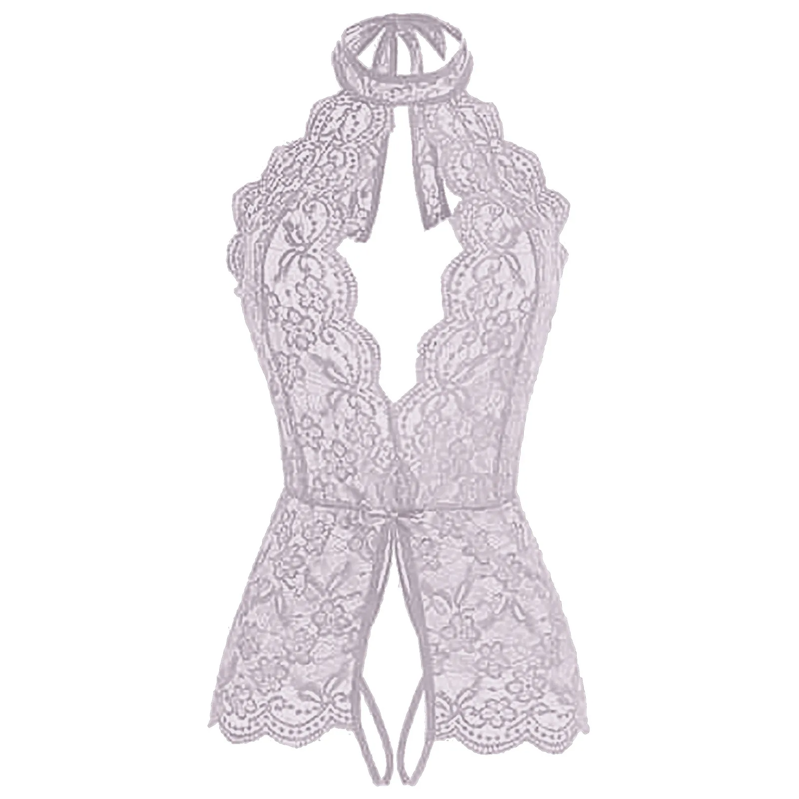 Women Bodysuit Sexy Solid Jumpsuit Ladies Sexy Underwear Halter Neck V-neck Lace See-Through One-Piece Sexy Lingerie Plus Size P
Women Bodysuit Sexy Solid Jumpsuit Ladies Sexy Underwear Halter Neck V-neck Lace See-Through One-Piece Sexy Lingerie Plus Size P