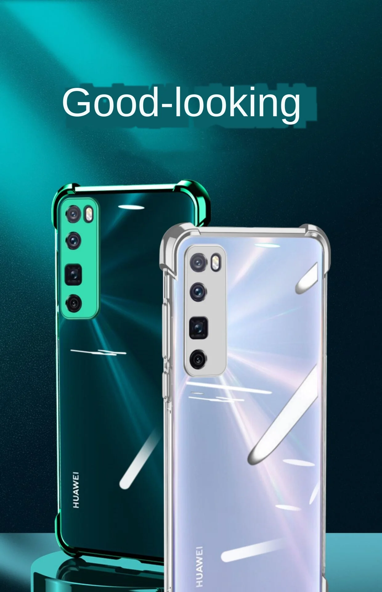 Plating Case for Huawei Mate30 20 P40 P30 Pro P40 Nano Four Anti-fall Corner TPU Soft Shell Transparent Thin Non Yellowing Cover
Plating Case for Huawei Mate30 20 P40 P30 Pro P40 Nano Four Anti-fall Corner TPU Soft Shell Transparent Thin Non Yellowing Cover