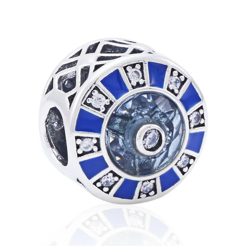 Top Quality Openwork Blue Enamal Mosaic Charm Bead for Women Bracelets & Bangles 925 Sterling Silver DIY Jewelry
Top Quality Openwork Blue Enamal Mosaic Charm Bead for Women Bracelets & Bangles 925 Sterling Silver DIY Jewelry