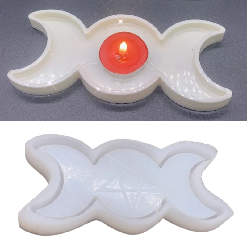Star Moon Tray Candlestick Epoxy Resin Mold Candle Holder Silicone Mould DIY Crafts Jewelry Storage Plate Container Mold
Star Moon Tray Candlestick Epoxy Resin Mold Candle Holder Silicone Mould DIY Crafts Jewelry Storage Plate Container Mold