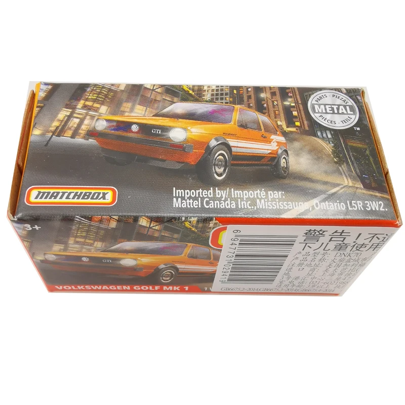 2020 Matchbox Cars 1:64 Car VOLK WAGEN GOLF MK 1 Metal Diecast Alloy Model Car Toy Vehicles
2020 Matchbox Cars 1:64 Car VOLK WAGEN GOLF MK 1 Metal Diecast Alloy Model Car Toy Vehicles