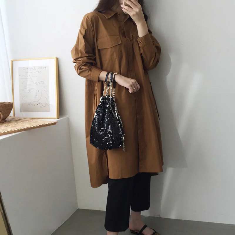 F9109 2019 new autumn winter women fashion casual ladies work long Shirts womens clothing korean
F9109 2019 new autumn winter women fashion casual ladies work long Shirts womens clothing korean