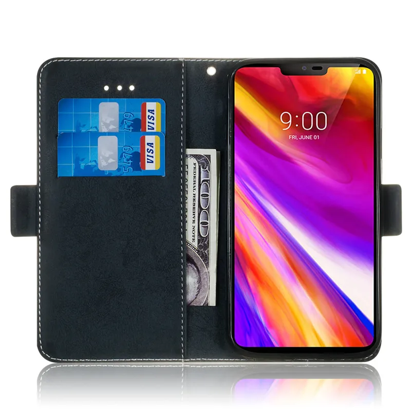 Luxury Vintage Leather Case For LG Q8 5.2 inch Q 8 LGQ8 Soft TPU Flip Wallet Back Cover Phone Cases H970 2017 Capas | Мобильные