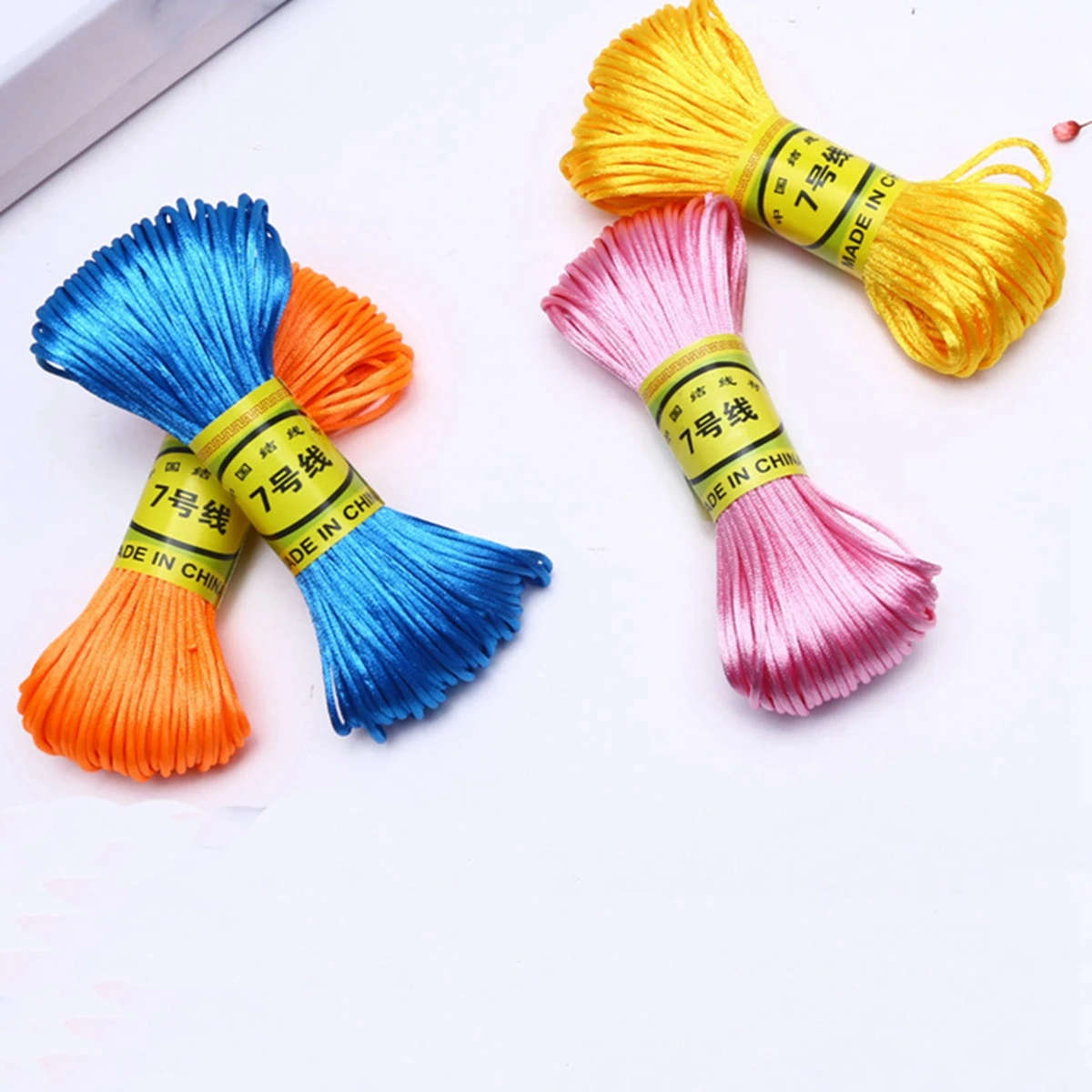 20 Meter 1.5mm Braided Macrame Satin Silk Cord Chinese Knot Nylon Rattail Thread
20 Meter 1.5mm Braided Macrame Satin Silk Cord Chinese Knot Nylon Rattail Thread