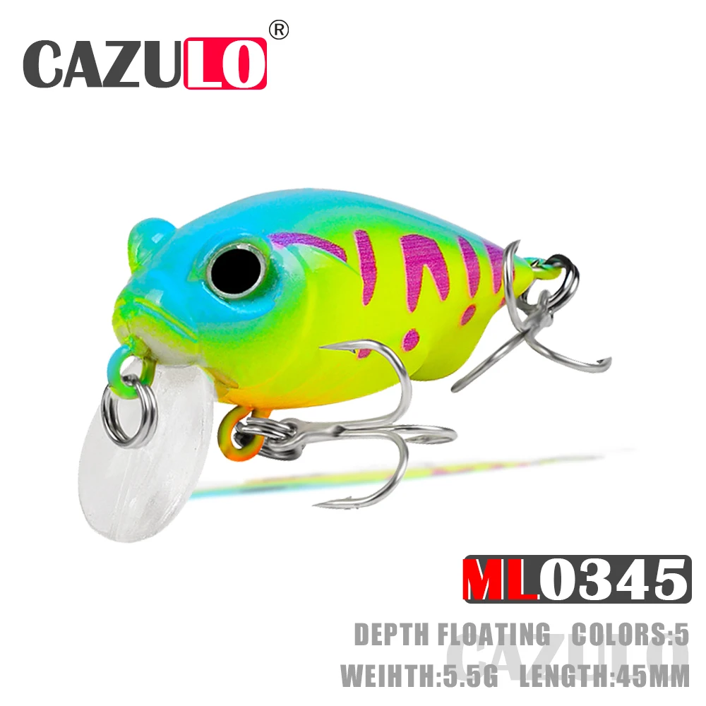 Fishing Accessories Lure Floating Crankbait Isca Artificial Weights 5.5g 45mm Wobblers Articulos Pesca Trolling Pike Fish Leurre
Fishing Accessories Lure Floating Crankbait Isca Artificial Weights 5.5g 45mm Wobblers Articulos Pesca Trolling Pike Fish Leurre