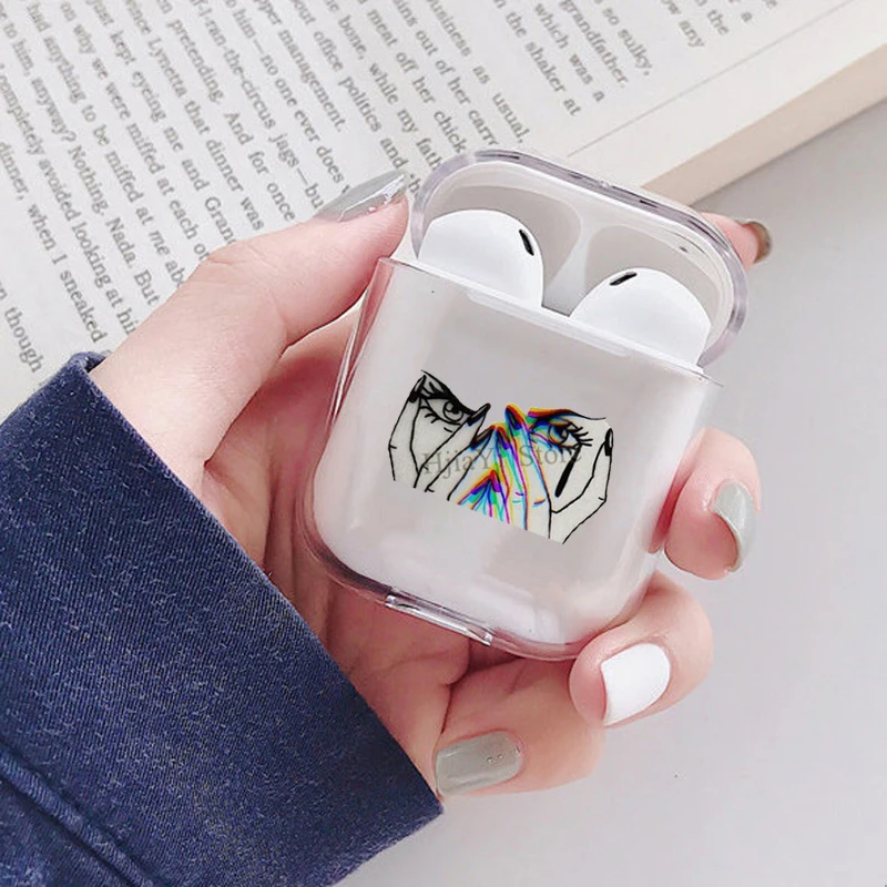 Trippy Crying Girl Soft TPU Case For Apple AirPods 2 Transparent Earphone Case For Airpods 1 Funda Capa
Trippy Crying Girl Soft TPU Case For Apple AirPods 2 Transparent Earphone Case For Airpods 1 Funda Capa