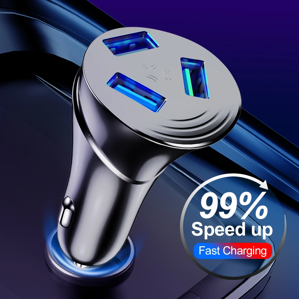 Car Charger 3 USB Quick Charge 3.0 Phone 35W Fast Charging Charger Adapter For iPhone 13 pro max 11 Xiaomi Mi12 11 Samsung s22
Car Charger 3 USB Quick Charge 3.0 Phone 35W Fast Charging Charger Adapter For iPhone 13 pro max 11 Xiaomi Mi12 11 Samsung s22