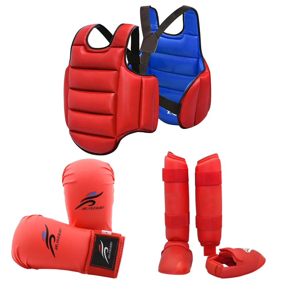 Karate Shin защита для тхэквондо искусственная ладонь Униформа оборудование