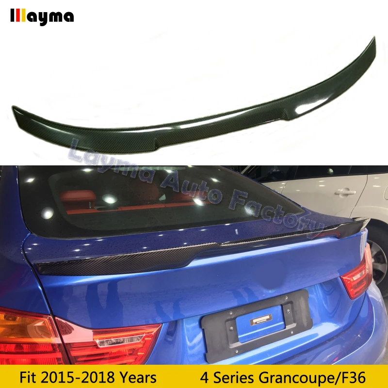 Задний спойлер для багажника из углеродного волокна BMW 4 серии Grancoupe F36 420i 425i 428i 430i
