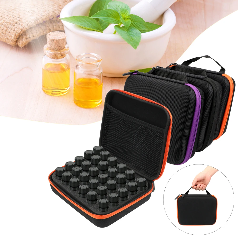 30 Bottles 5ML Essential Oil Case Multifunction Portable Travel Cosmetic Organizer Perfume Oil Box Nail Polish Storage Bag
30 Bottles 5ML Essential Oil Case Multifunction Portable Travel Cosmetic Organizer Perfume Oil Box Nail Polish Storage Bag