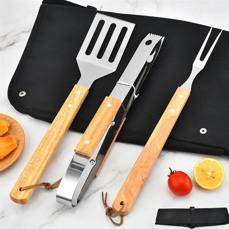 3Pcs BBQ Utensils Set BBQ Tools Useful Barbecue Tool Set (Assorted Color)
3Pcs BBQ Utensils Set BBQ Tools Useful Barbecue Tool Set (Assorted Color)