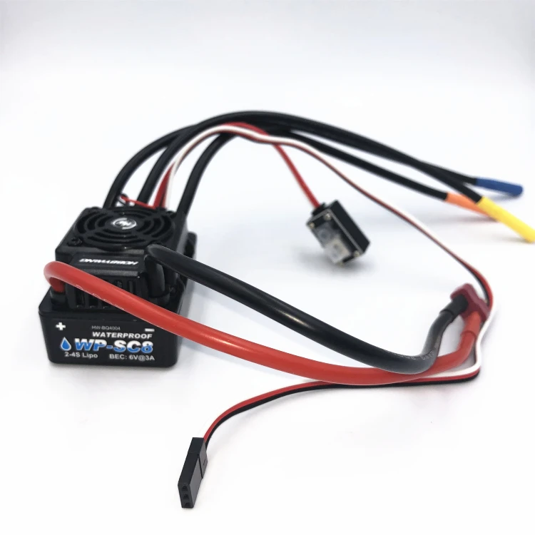 100% Оригинальный Hobbywing EZRUN impermeable WP SC8 120A без щеток ESC T enchufe | Электроника