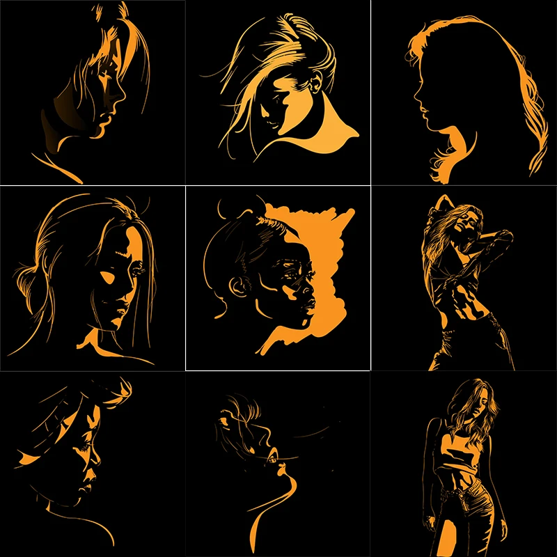 Abstract Oil Painting Print Woman Face Silhouette In Backlight Wall Picture Modern Art Canvas Poster For Home Living Room Decor
Abstract Oil Painting Print Woman Face Silhouette In Backlight Wall Picture Modern Art Canvas Poster For Home Living Room Decor