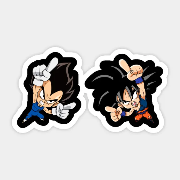 Goku and Vegeta ChiBi Fusion Car Sticker Cartoon Sunscreen Decal Motorcycle Auto Accessories Decoration PVC 15CM X 14CM
Goku and Vegeta ChiBi Fusion Car Sticker Cartoon Sunscreen Decal Motorcycle Auto Accessories Decoration PVC 15CM X 14CM