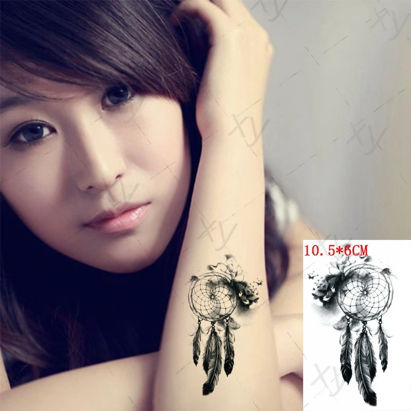 Временные тату-наклейки, черные Ловец снов, птица ласточки, искусственные татуировки, искусственная рукоятка, грудь, маленький размер для ж...
Временные тату-наклейки, черные Ловец снов, птица ласточки, искусственные татуировки, искусственная рукоятка, грудь, маленький размер для ж...