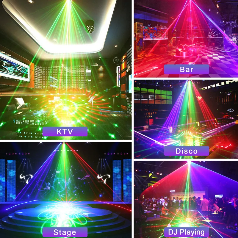 Лазерный сканер YSH 3 в 1 инструмент для дискотеки диджея контроллер DMX512 бар